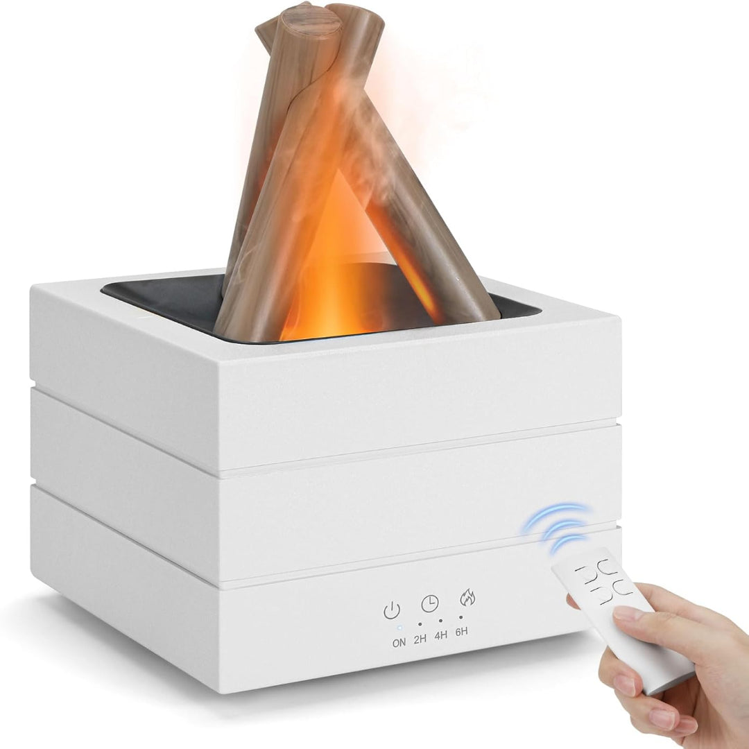 Aroma Diffuser with Realistic Flame